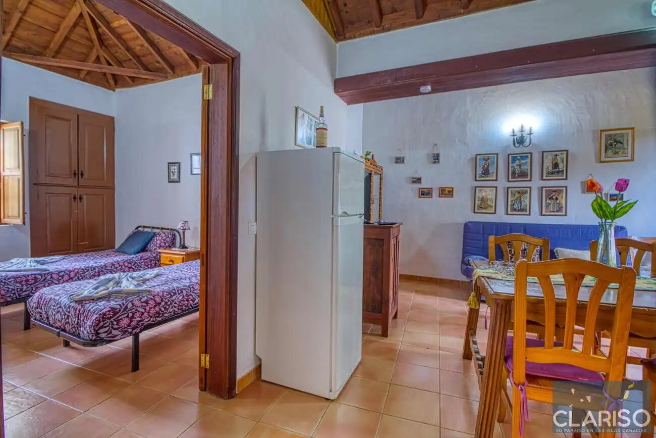 Casa Los Marantes 3: Ferienhaus mit Kamin und großzügigem Wohnbereich auf 812 m in Puntagorda auf La Palma