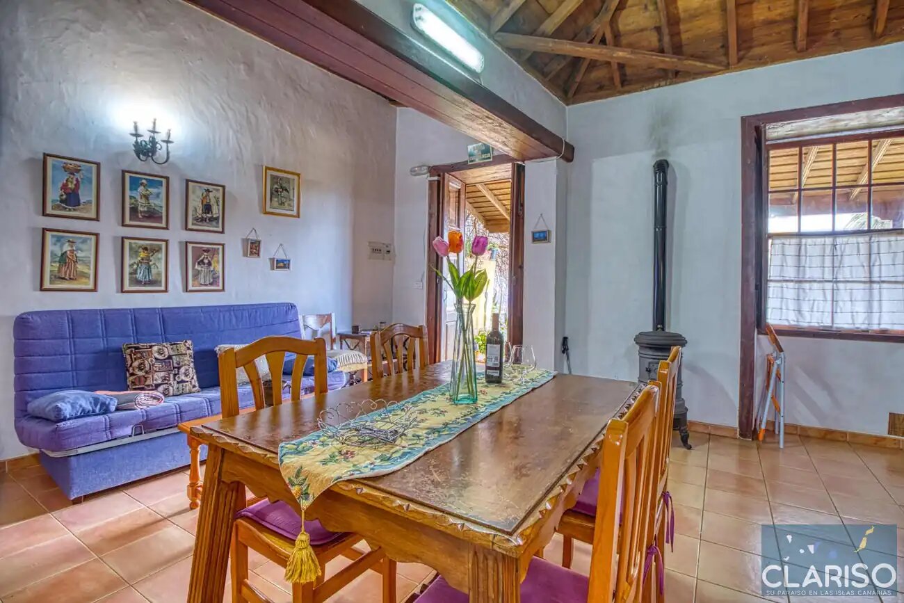 Casa Los Marantes 3: Ferienhaus mit Kamin und großzügigem Wohnbereich auf 812 m in Puntagorda auf La Palma