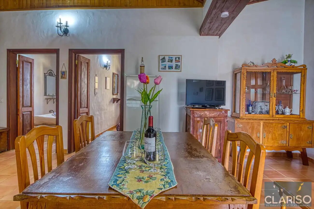 Casa Los Marantes 3: Ferienhaus mit Kamin und großzügigem Wohnbereich auf 812 m in Puntagorda auf La Palma
