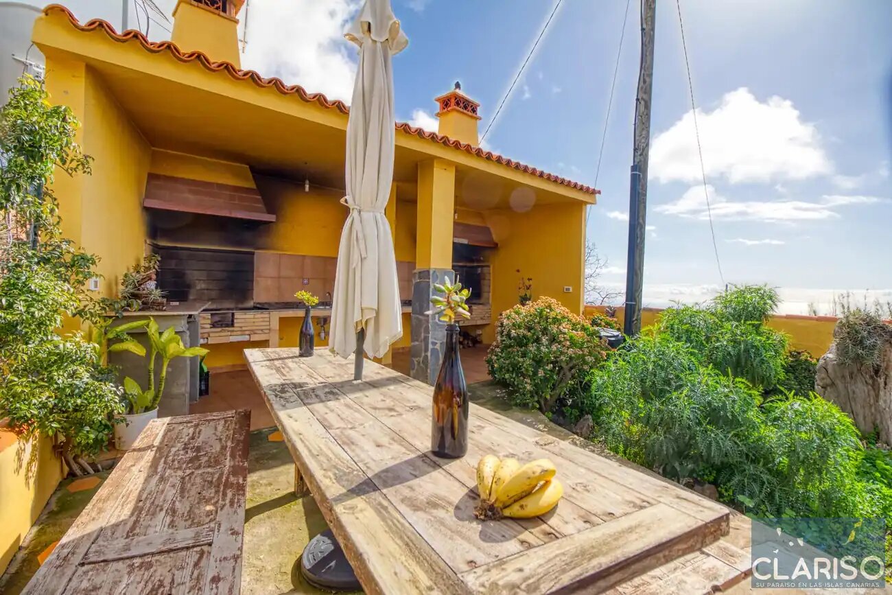 Casa Los Marantes 3: Ferienhaus mit Kamin und großzügigem Wohnbereich auf 812 m in Puntagorda auf La Palma