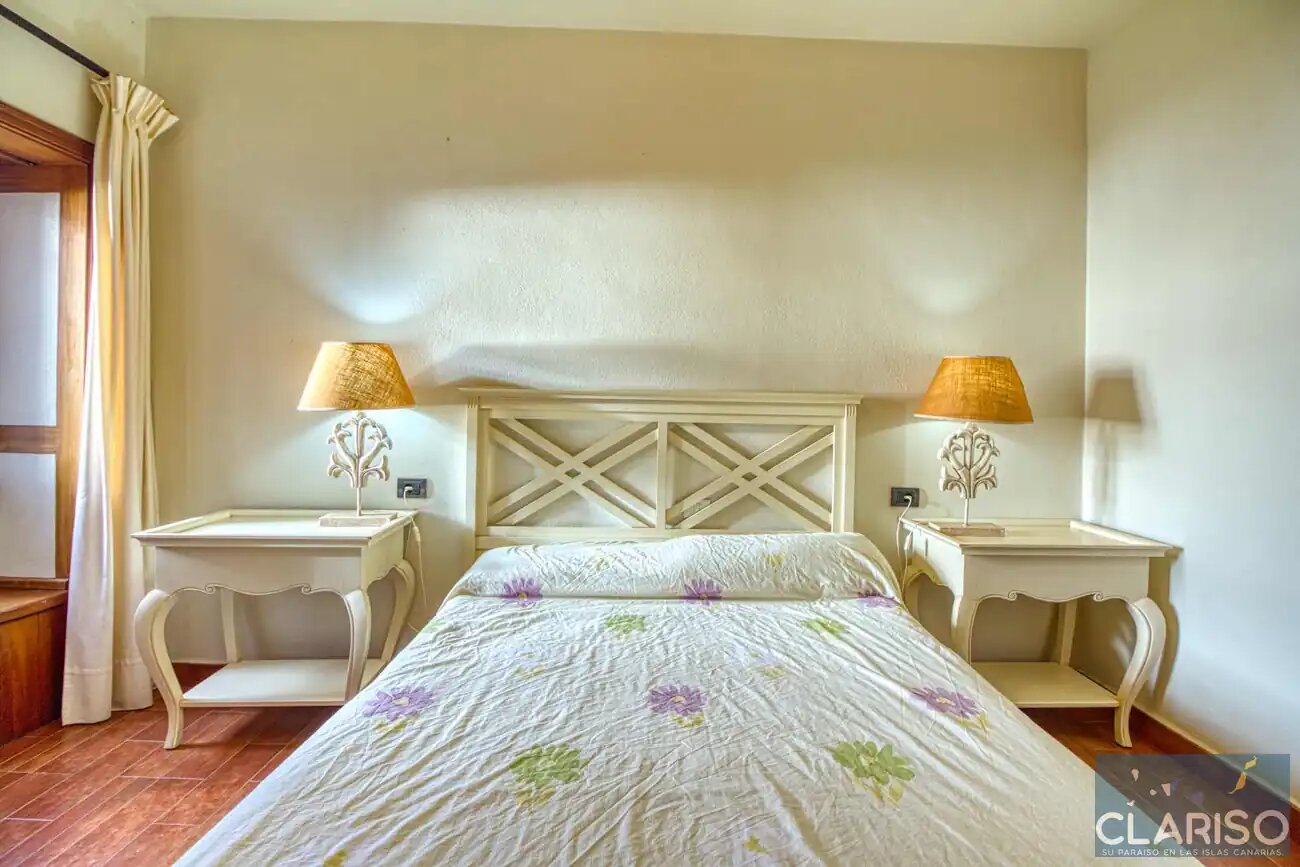 Villa Nerea: Ferienhaus mit Pool und tropischem Palmengarten in Tijarafe auf La Palma