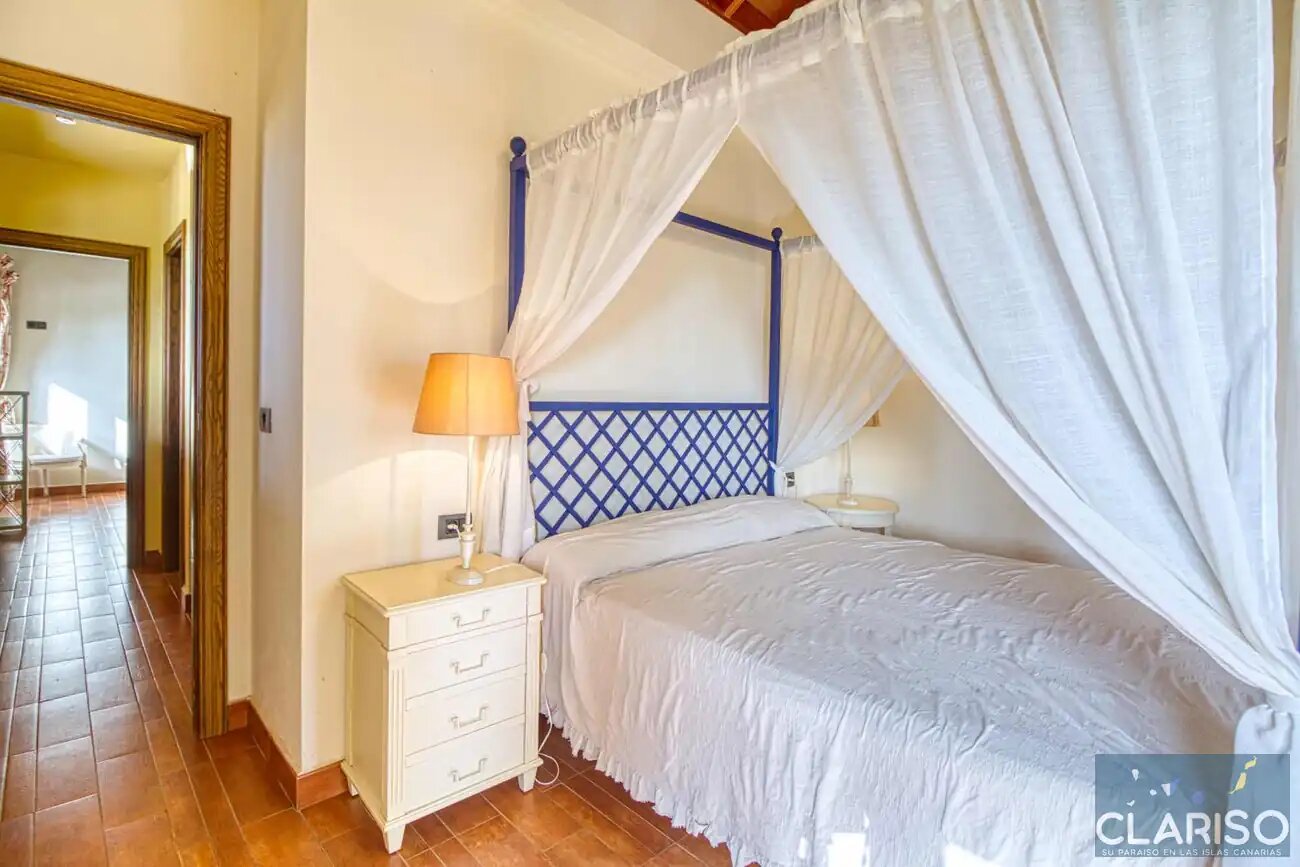 Villa Nerea: Ferienhaus mit Pool und tropischem Palmengarten in Tijarafe auf La Palma