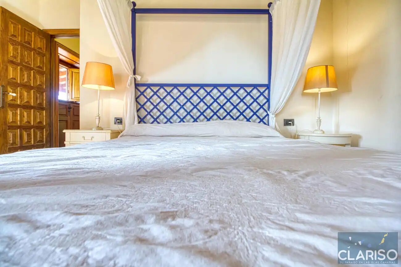 Villa Nerea: Ferienhaus mit Pool und tropischem Palmengarten in Tijarafe auf La Palma