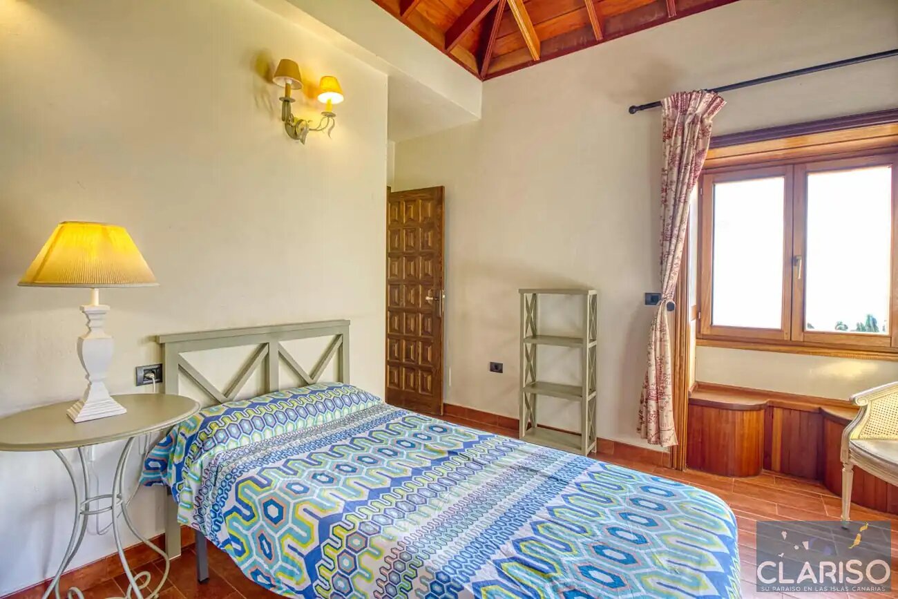 Villa Nerea: Ferienhaus mit Pool und tropischem Palmengarten in Tijarafe auf La Palma