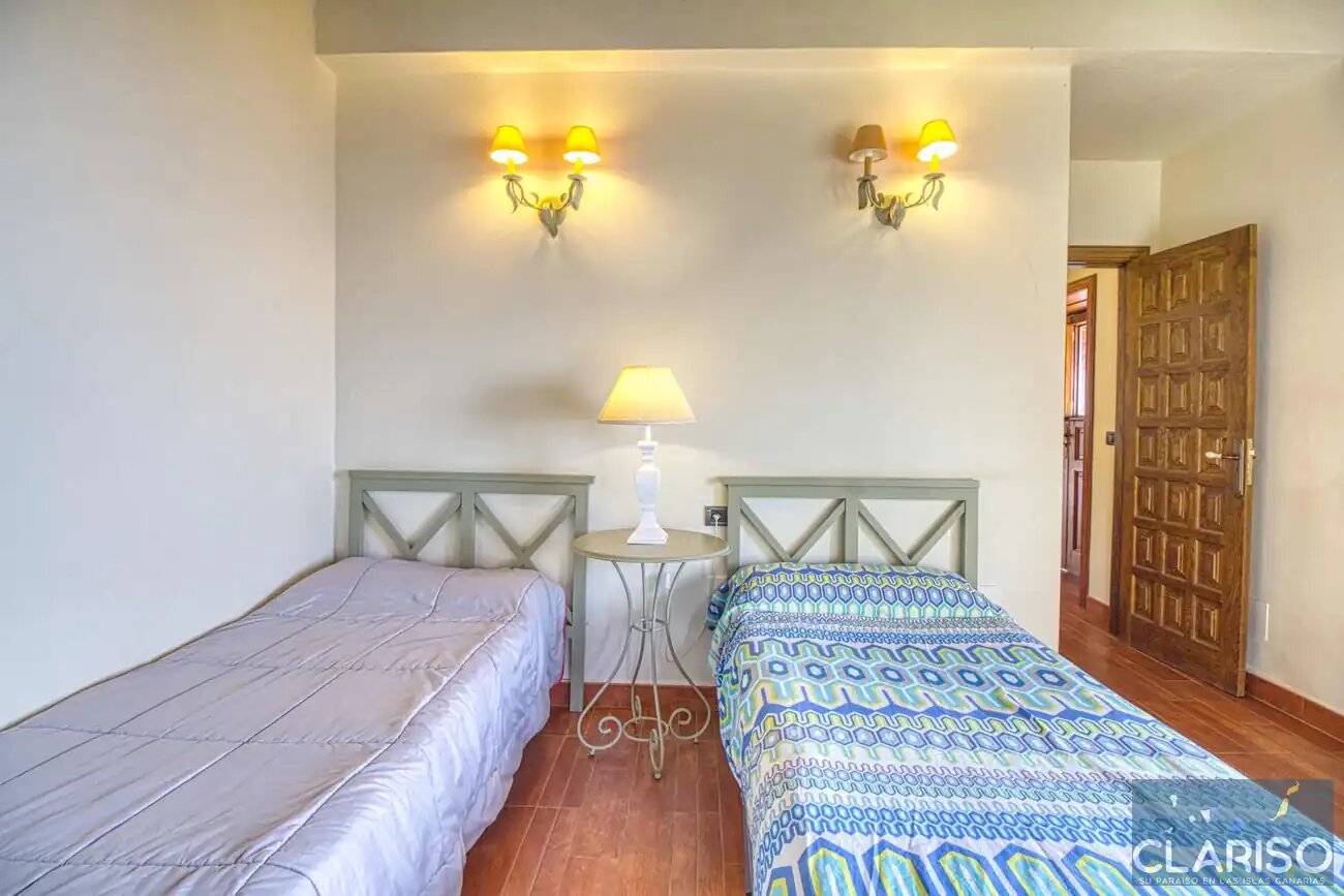 Villa Nerea: Ferienhaus mit Pool und tropischem Palmengarten in Tijarafe auf La Palma
