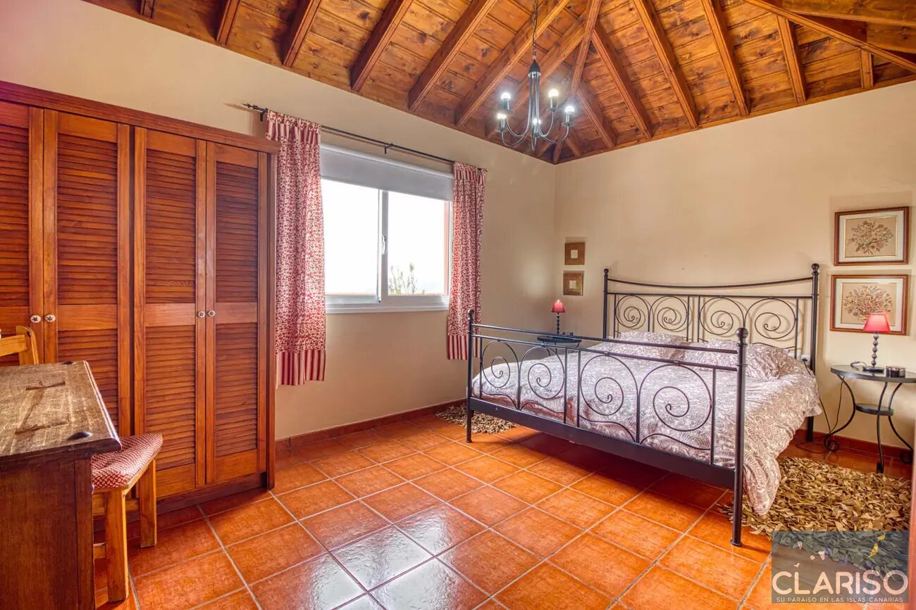 Villa Cerca Amarilla: Ferienhaus mit Meerblick und Vulkanpanorama auf der obersten Terrasse in El Paso auf La Palma