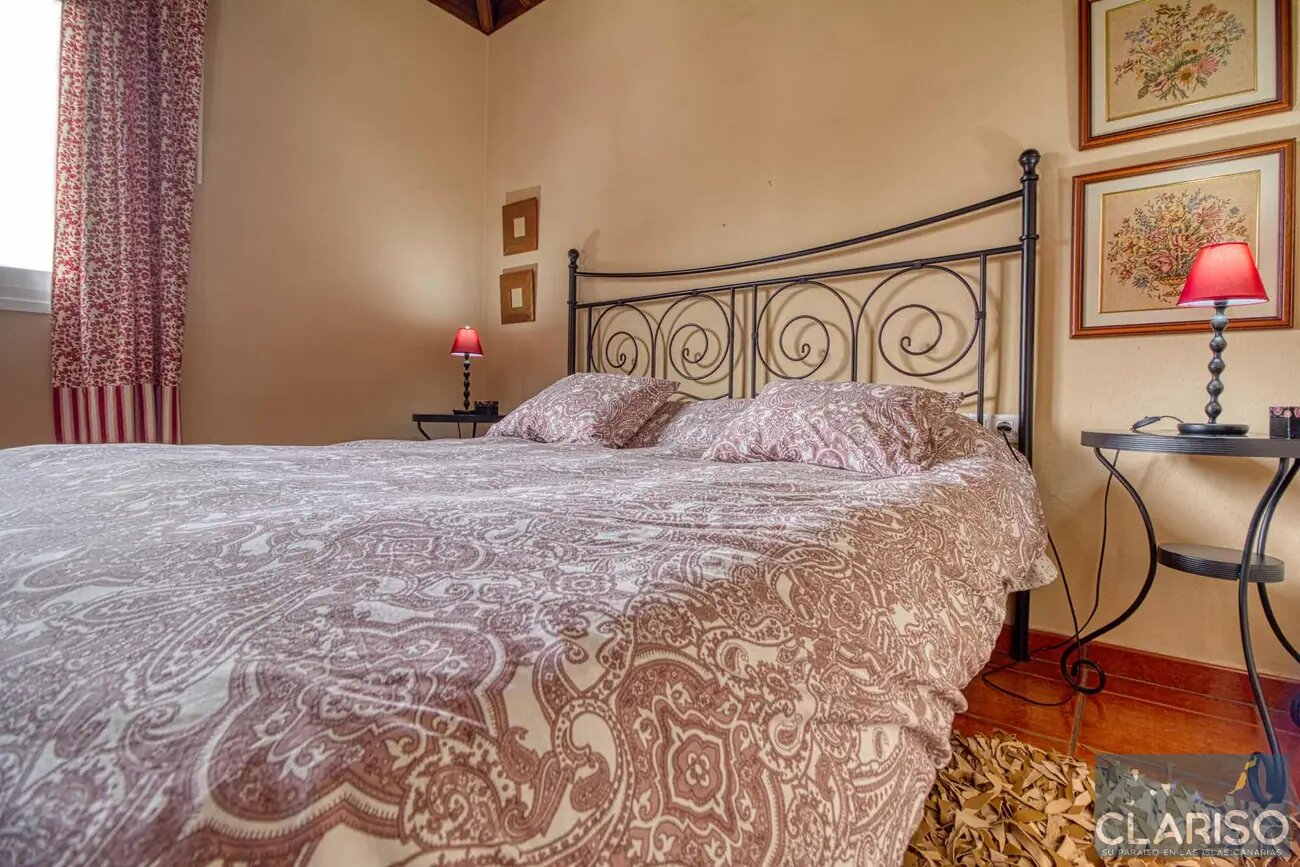 Villa Cerca Amarilla: Ferienhaus mit Meerblick und Vulkanpanorama auf der obersten Terrasse in El Paso auf La Palma