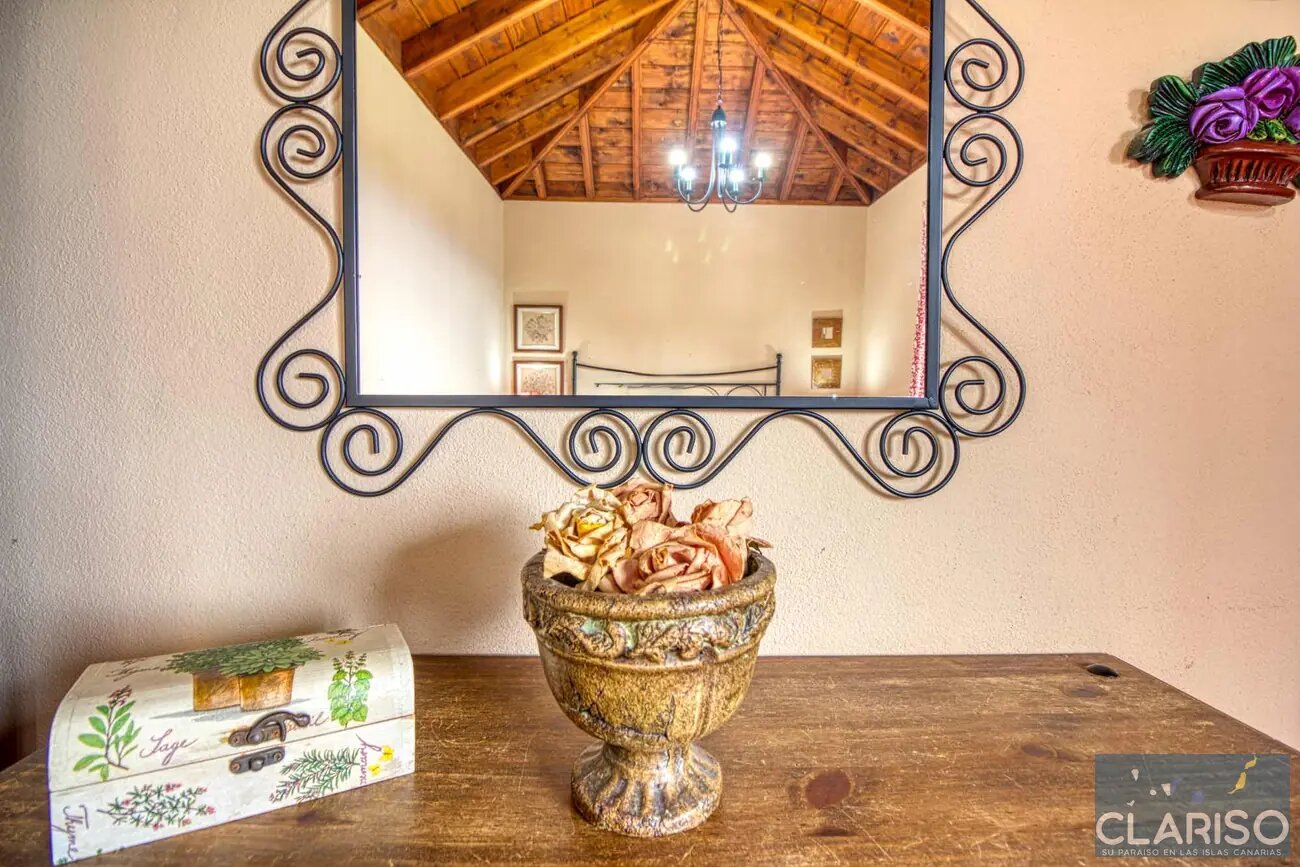 Villa Cerca Amarilla: Ferienhaus mit Meerblick und Vulkanpanorama auf der obersten Terrasse in El Paso auf La Palma