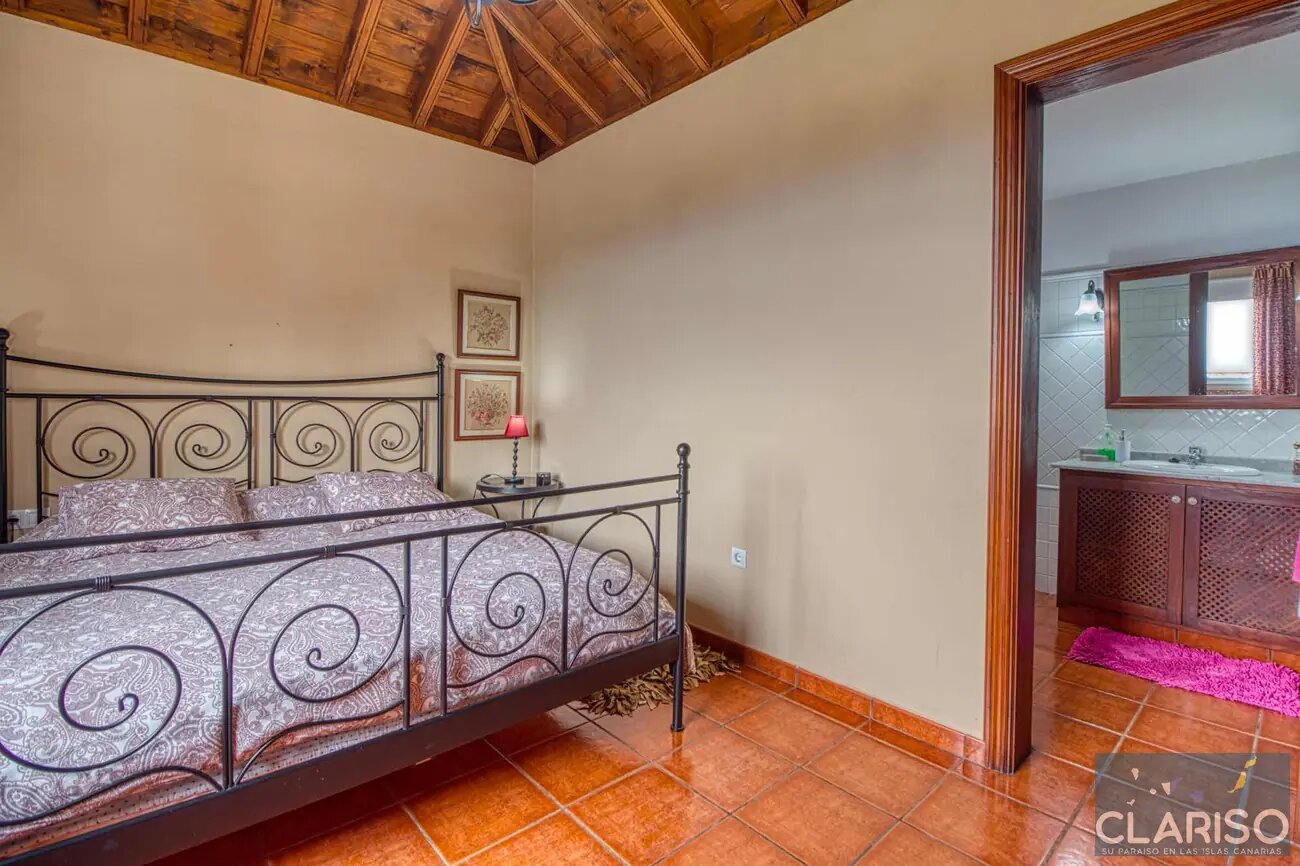 Villa Cerca Amarilla: Ferienhaus mit Meerblick und Vulkanpanorama auf der obersten Terrasse in El Paso auf La Palma