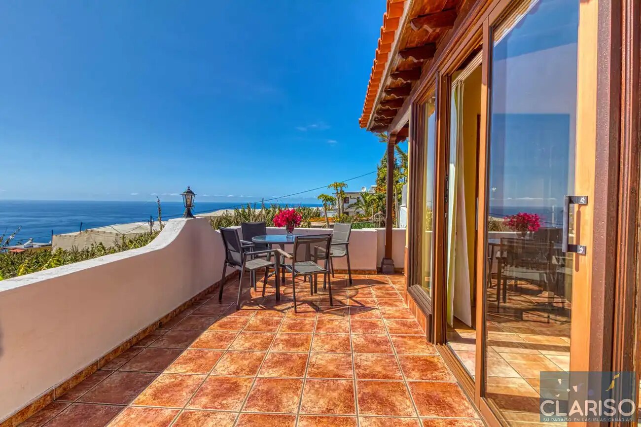 Casa Pilar: Ferienhaus mit Gemüse-Ernte-Garten und Pool in La Punta, Tijarafe auf La Palma