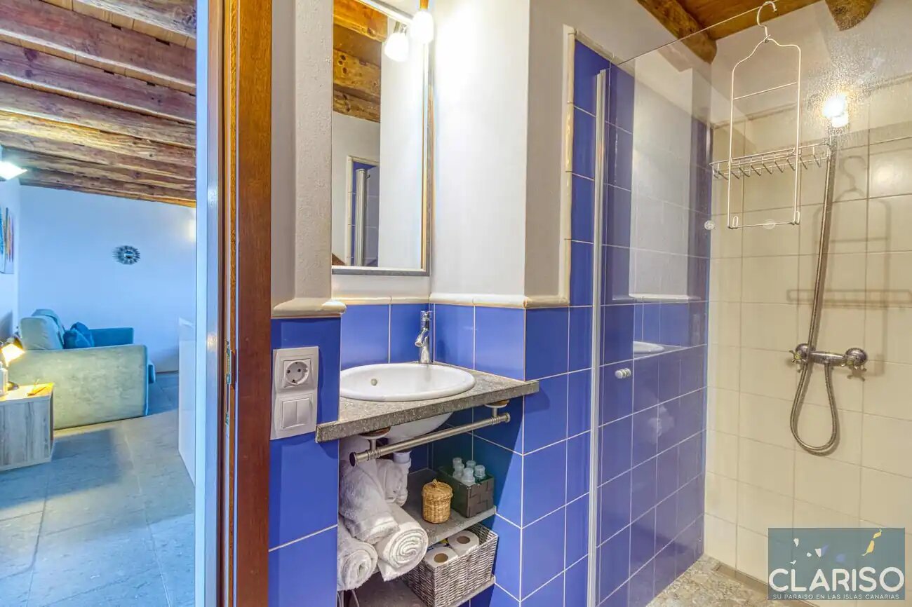 Casa Rural Quinta Los Naranjos: Kanarisches Landhaus mit Teaholz-Decke und Inselpanorama in Villa de Mazo auf La Palma