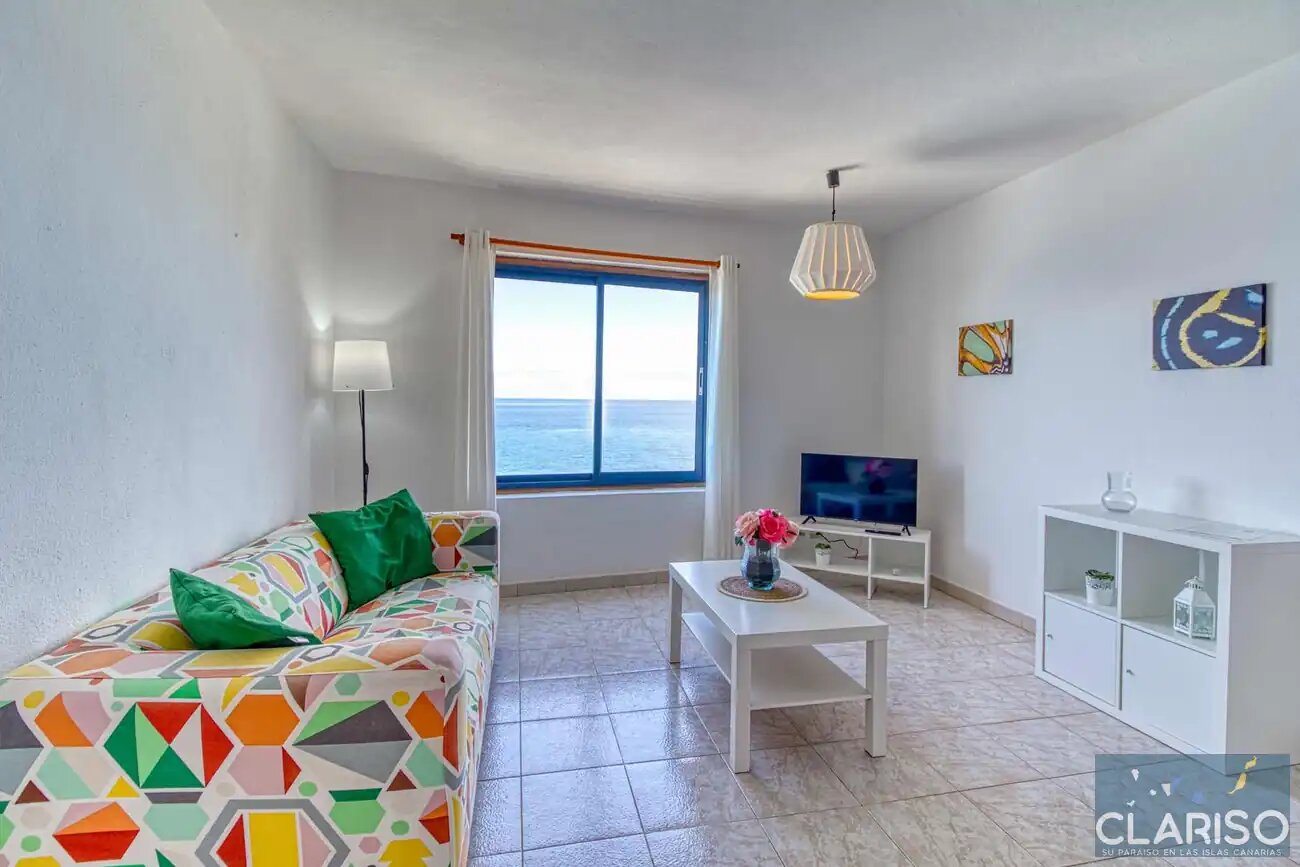 Apartamentos La Bayana 7: Penthouse-Ferienwohnung direkt am Atlantik nahe Puerto Naos auf La Palma