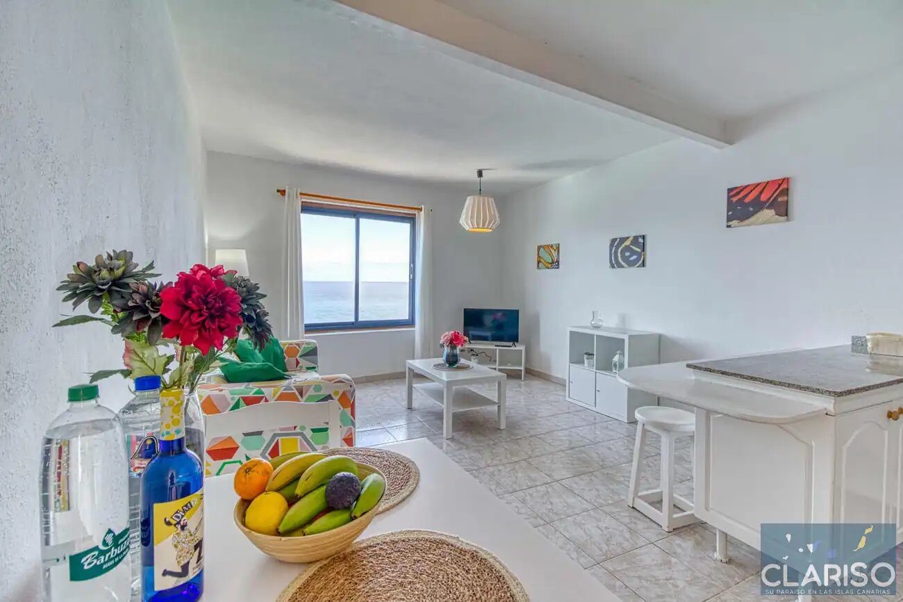 Apartamentos La Bayana 7: Penthouse-Ferienwohnung direkt am Atlantik nahe Puerto Naos auf La Palma