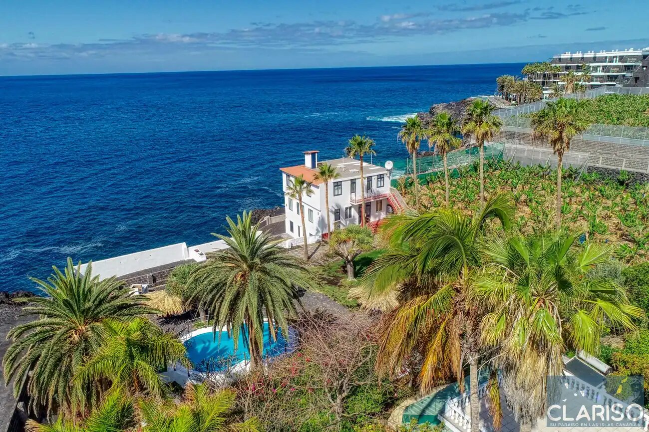 Apartamentos La Bayana 8: Ferienwohnung mit bestem Meerblick direkt am Atlantik nahe Puerto Naos auf La Palma