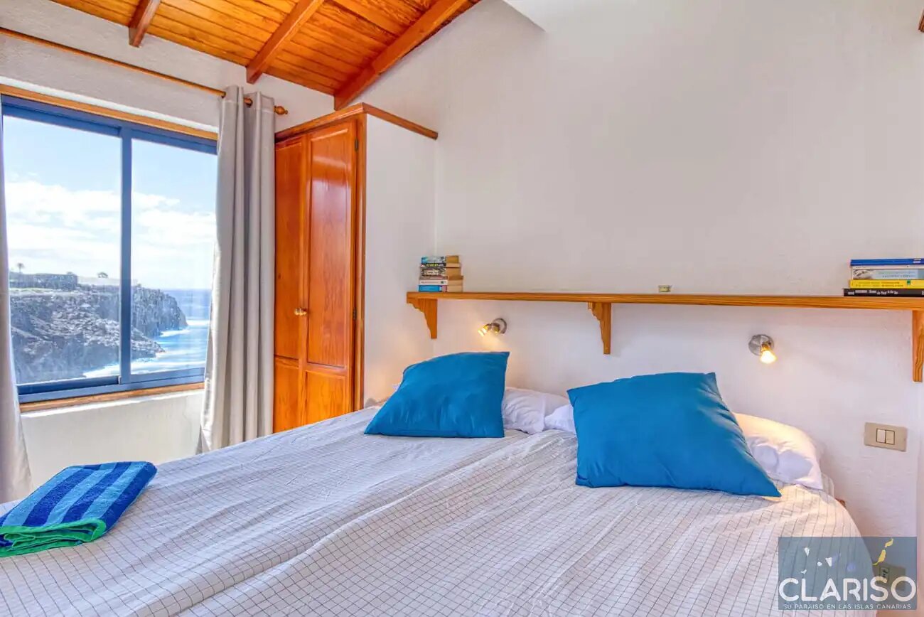 Apartamentos La Bayana 8: Ferienwohnung mit bestem Meerblick direkt am Atlantik nahe Puerto Naos auf La Palma