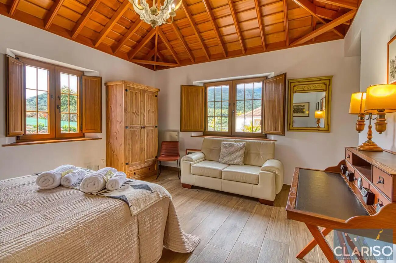 Casa Antonio Villas Morera: Ferienhaus mit solargeheiztem Pool unter Montaña de la Breña in Breña Baja auf La Palma