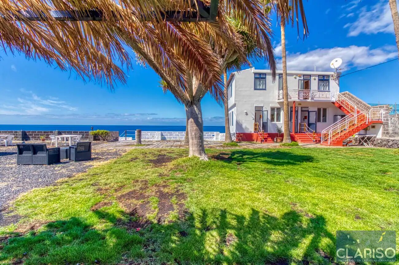 Apartamentos La Bayana 6: Ferienwohnung mit Meerblick direkt am Atlantik nahe Puerto Naos auf La Palma