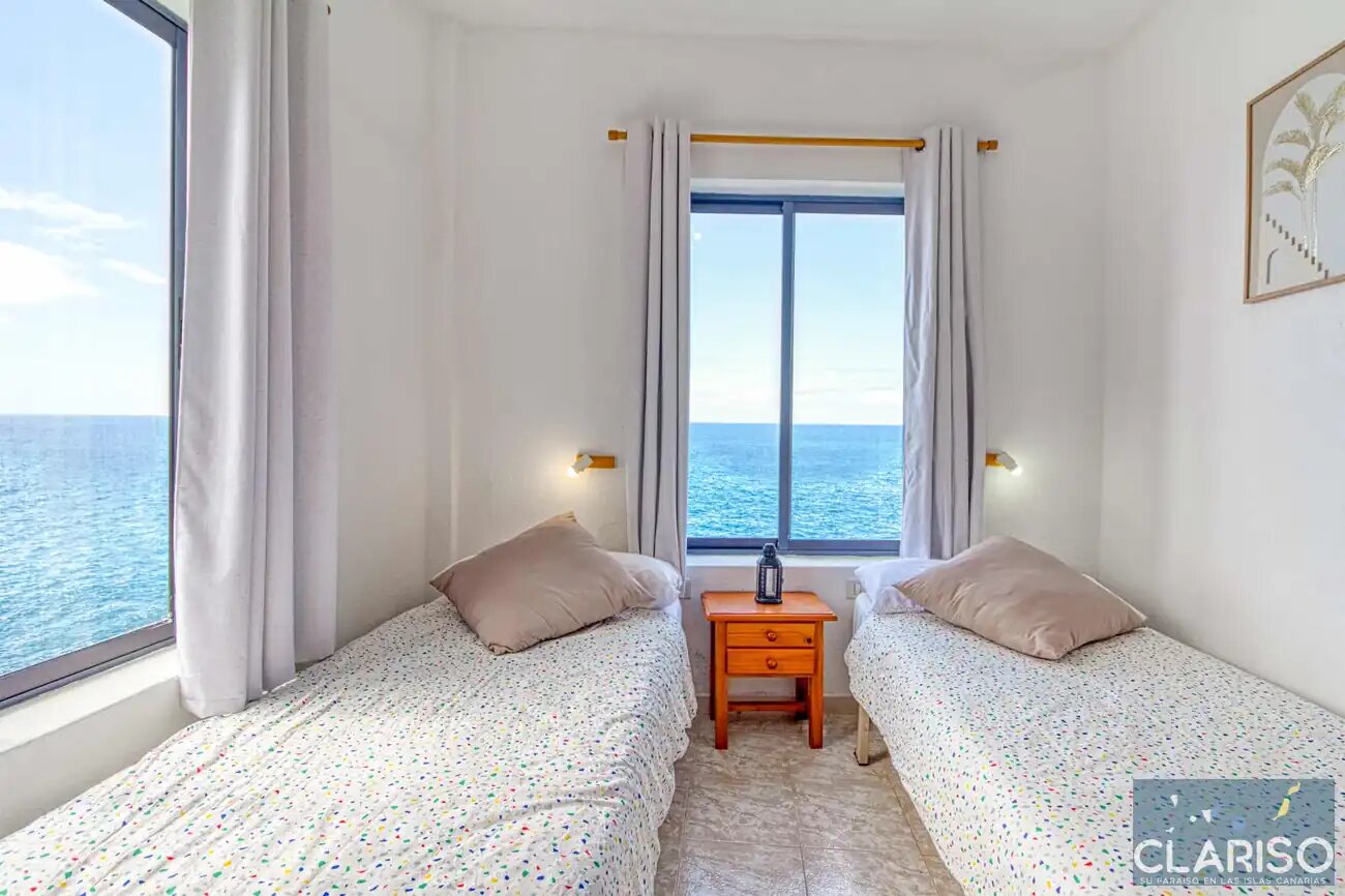 Apartamentos La Bayana 5: Ferienwohnung direkt am Atlantik nahe Puerto Naos auf La Palma