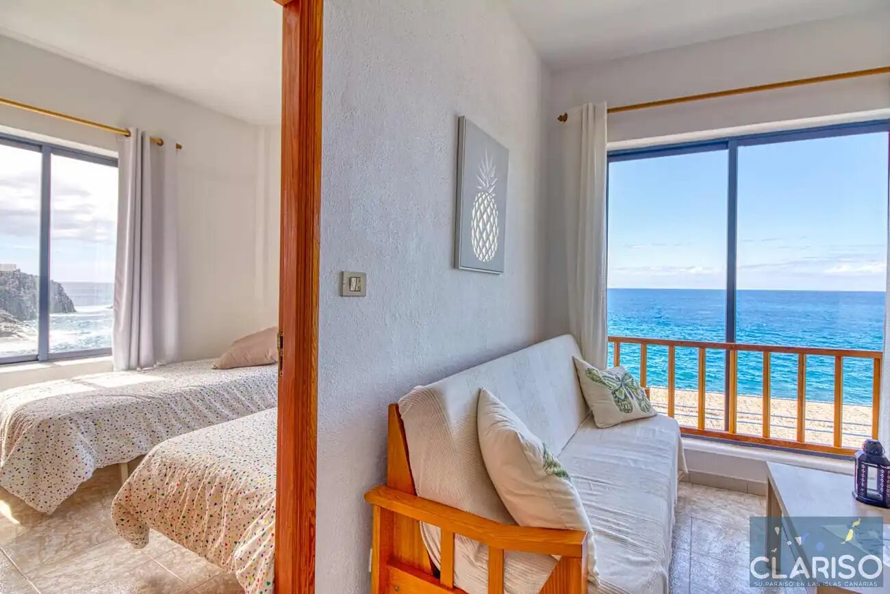Apartamentos La Bayana 5: Ferienwohnung direkt am Atlantik nahe Puerto Naos auf La Palma