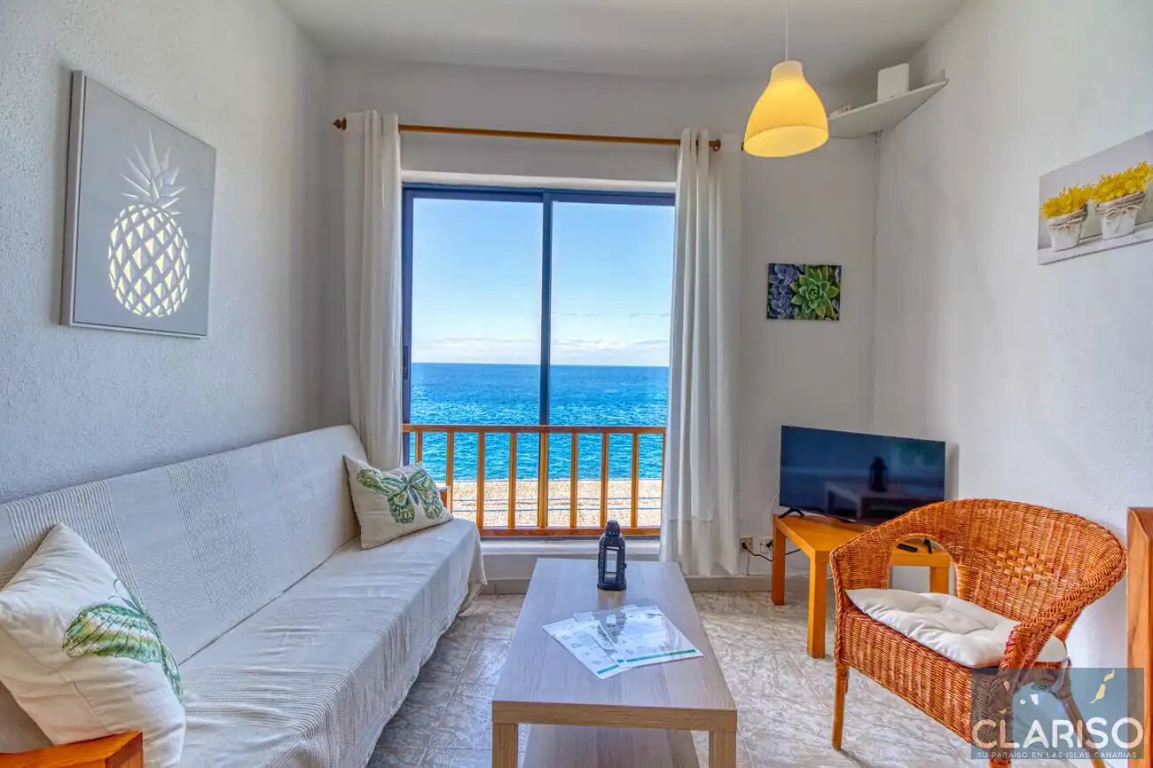 Apartamentos La Bayana 5: Ferienwohnung direkt am Atlantik nahe Puerto Naos auf La Palma