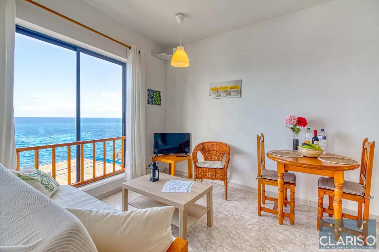 Apartamentos La Bayana 5: Ferienwohnung direkt am Atlantik nahe Puerto Naos auf La Palma