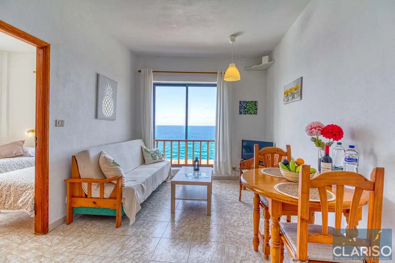 Apartamentos La Bayana 5: Ferienwohnung direkt am Atlantik nahe Puerto Naos auf La Palma