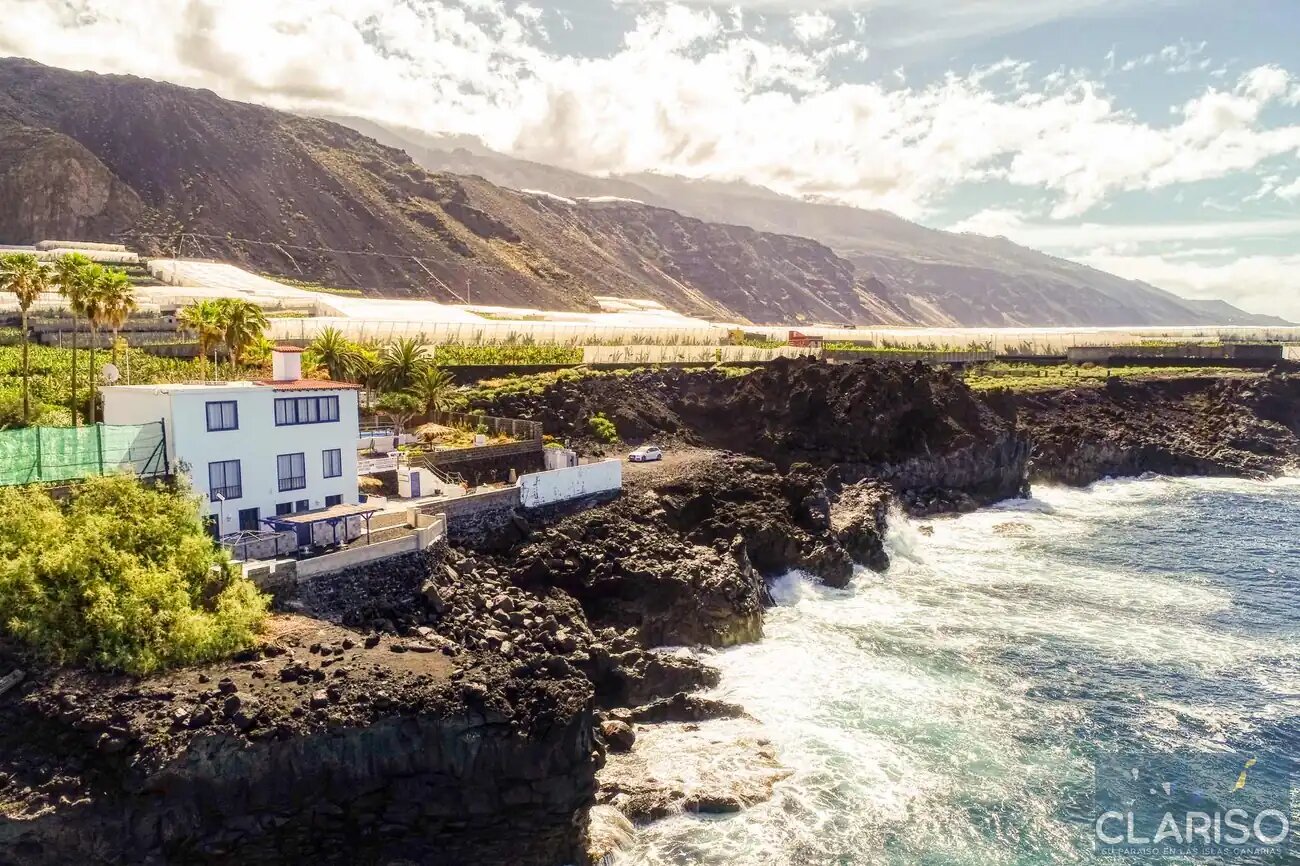 Apartamentos La Bayana 5: Ferienwohnung direkt am Atlantik nahe Puerto Naos auf La Palma