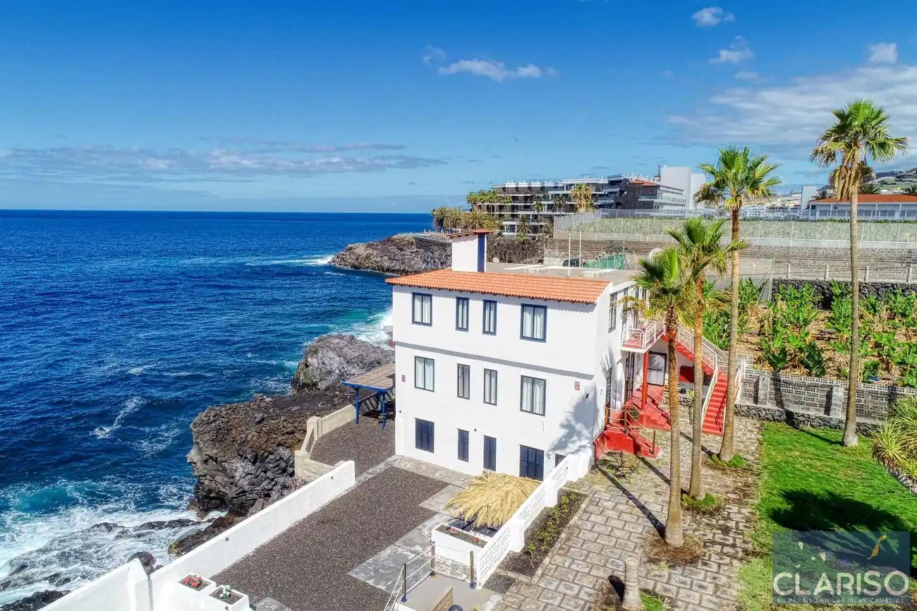 Apartamentos La Bayana 4: Ferienwohnung mit privatem Garten direkt am Atlantik nahe Puerto Naos auf La Palma