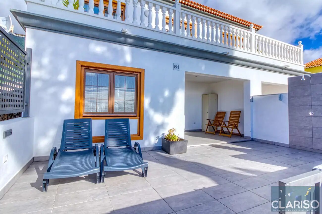 Cerca Nueva B1: Ferienwohnung unterhalb des Vulkans Tajogaite mit privater Terrasse in El Paso auf La Palma