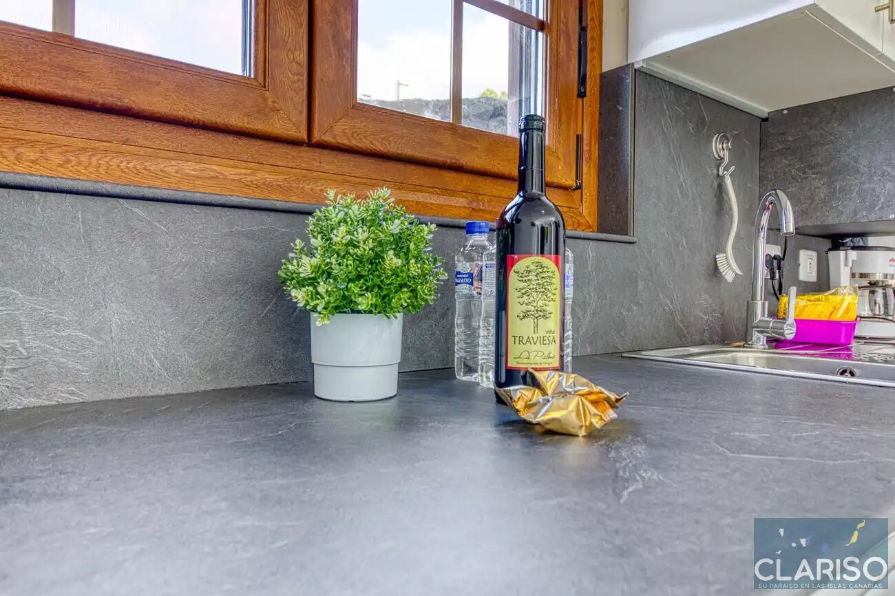 Cerca Nueva B1: Ferienwohnung unterhalb des Vulkans Tajogaite mit privater Terrasse in El Paso auf La Palma