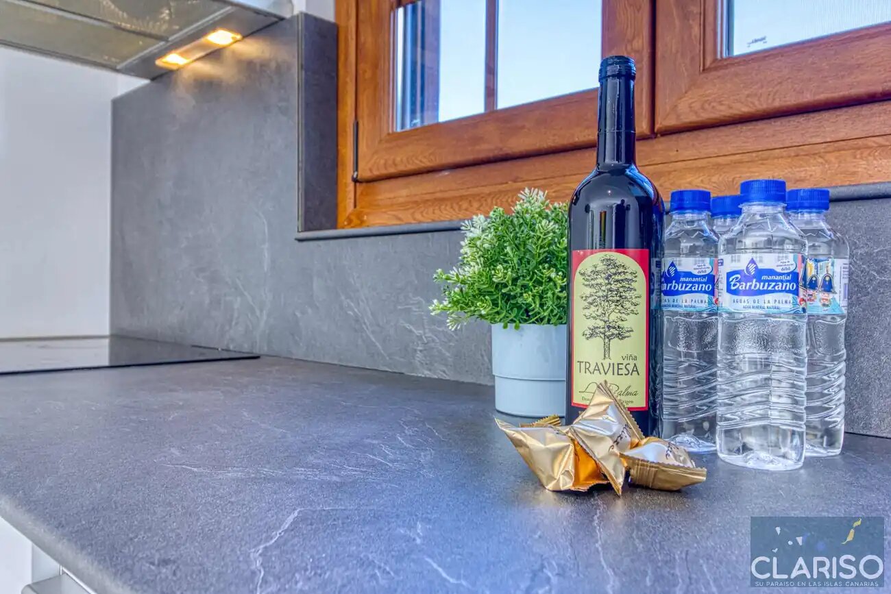 Cerca Nueva B1: Ferienwohnung unterhalb des Vulkans Tajogaite mit privater Terrasse in El Paso auf La Palma