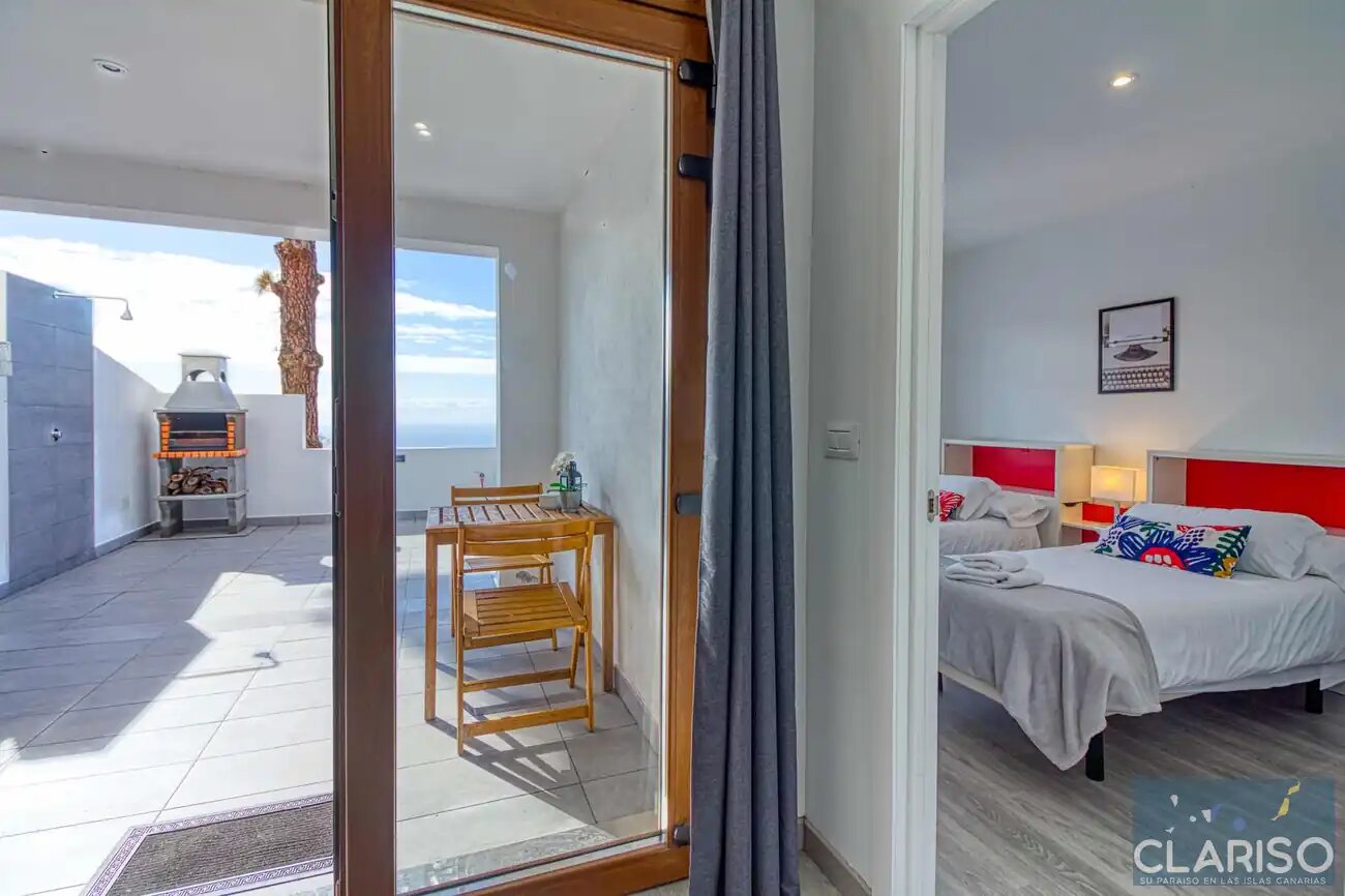 Cerca Nueva B1: Ferienwohnung unterhalb des Vulkans Tajogaite mit privater Terrasse in El Paso auf La Palma