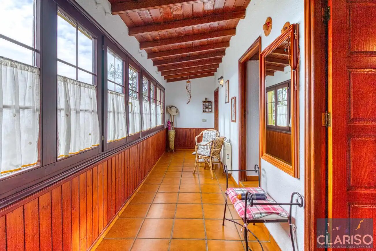 Casa Rural Emilia: Kanarisches Steinhaus mit Holzdecken und Pool auf 718 m in Tijarafe auf La Palma
