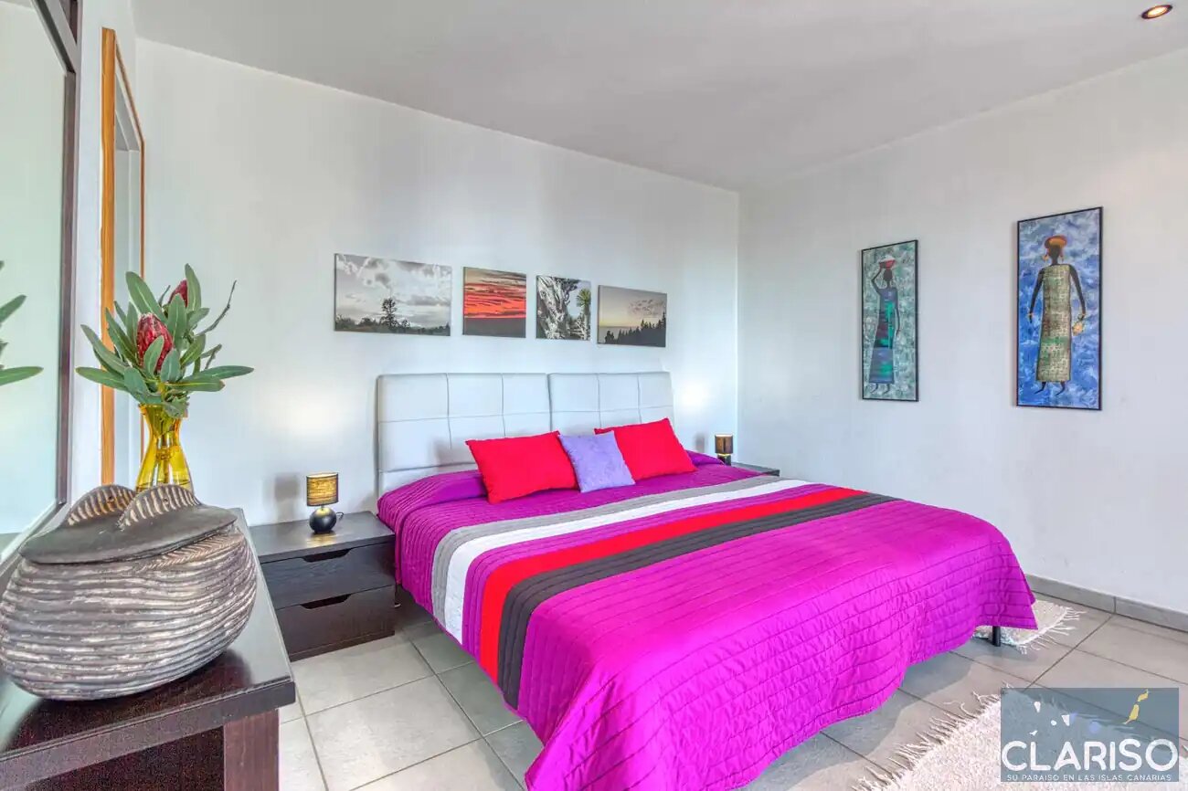 Villa Buena Vista: Ferienhaus mit inklusive Pool und Sauna auf 830 m in Tijarafe auf La Palma