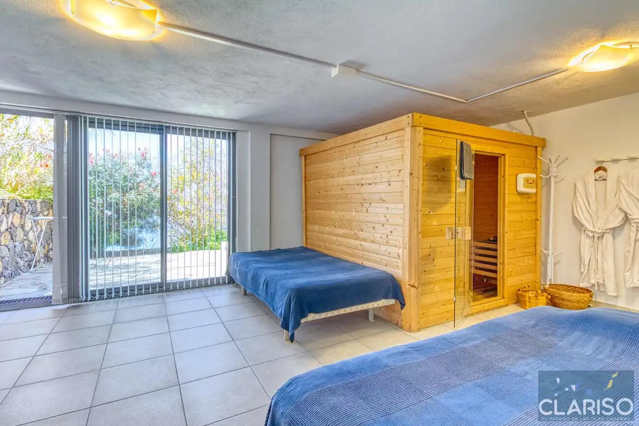 Villa Buena Vista: Ferienhaus mit inklusive Pool und Sauna auf 830 m in Tijarafe auf La Palma