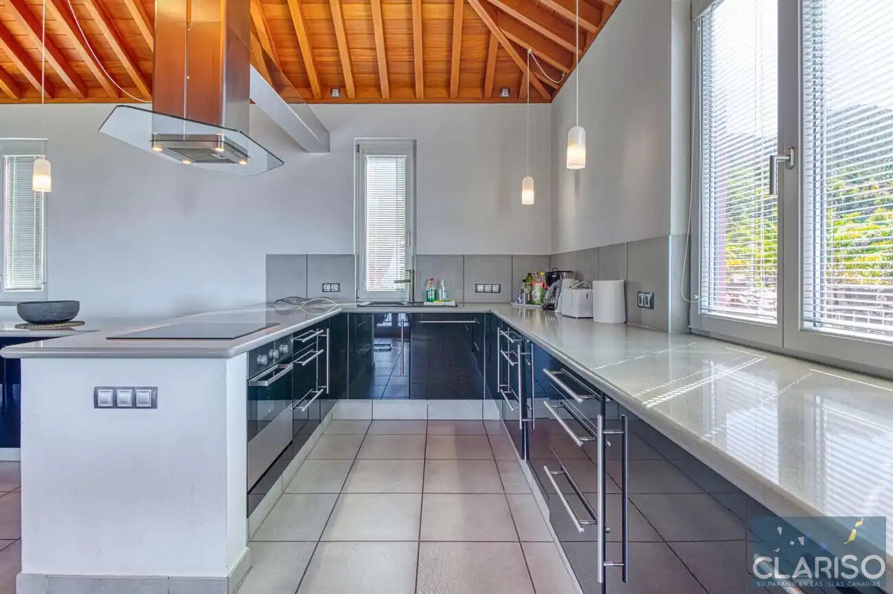 Villa Buena Vista: Ferienhaus mit inklusive Pool und Sauna auf 830 m in Tijarafe auf La Palma