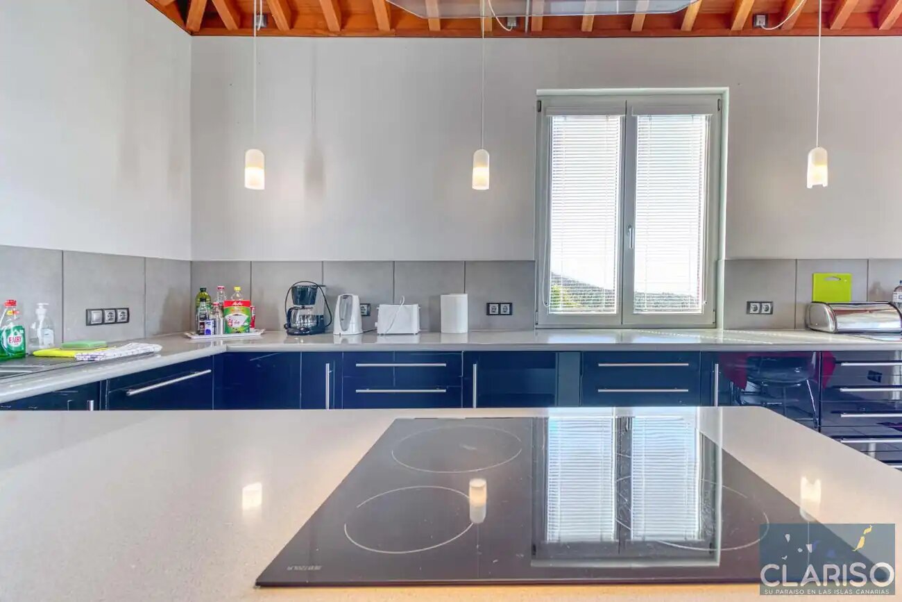 Villa Buena Vista: Ferienhaus mit inklusive Pool und Sauna auf 830 m in Tijarafe auf La Palma