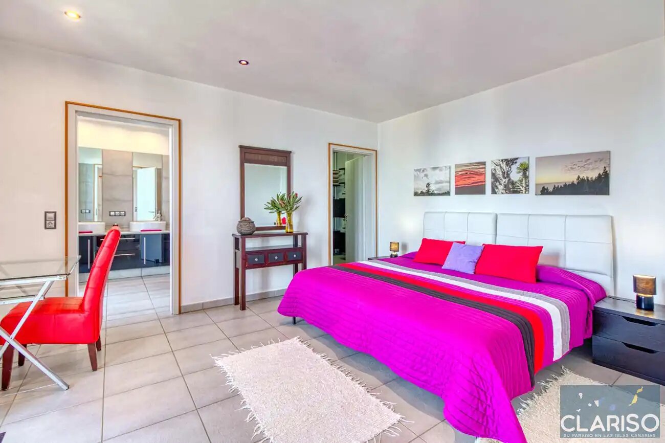 Villa Buena Vista: Ferienhaus mit inklusive Pool und Sauna auf 830 m in Tijarafe auf La Palma