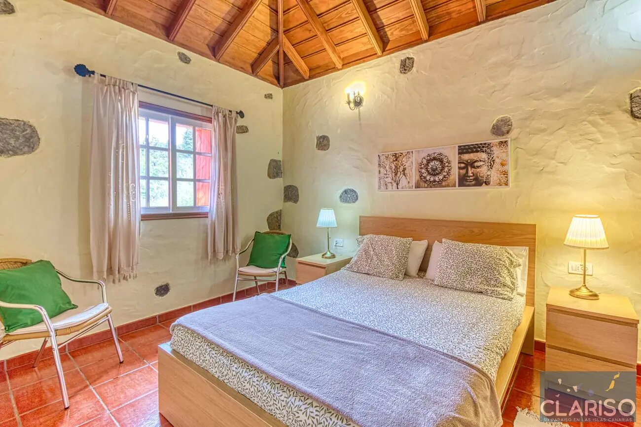 Casa Pedro: Ferienhaus mit Pool und Meerblick auf 793 m in der Natur von Tijarafe auf La Palma