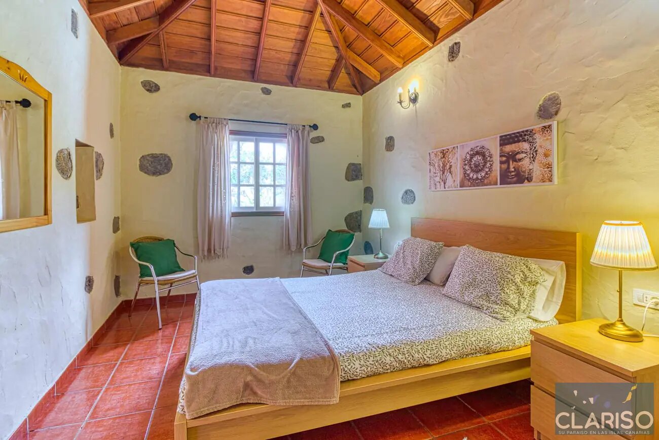 Casa Pedro: Ferienhaus mit Pool und Meerblick auf 793 m in der Natur von Tijarafe auf La Palma
