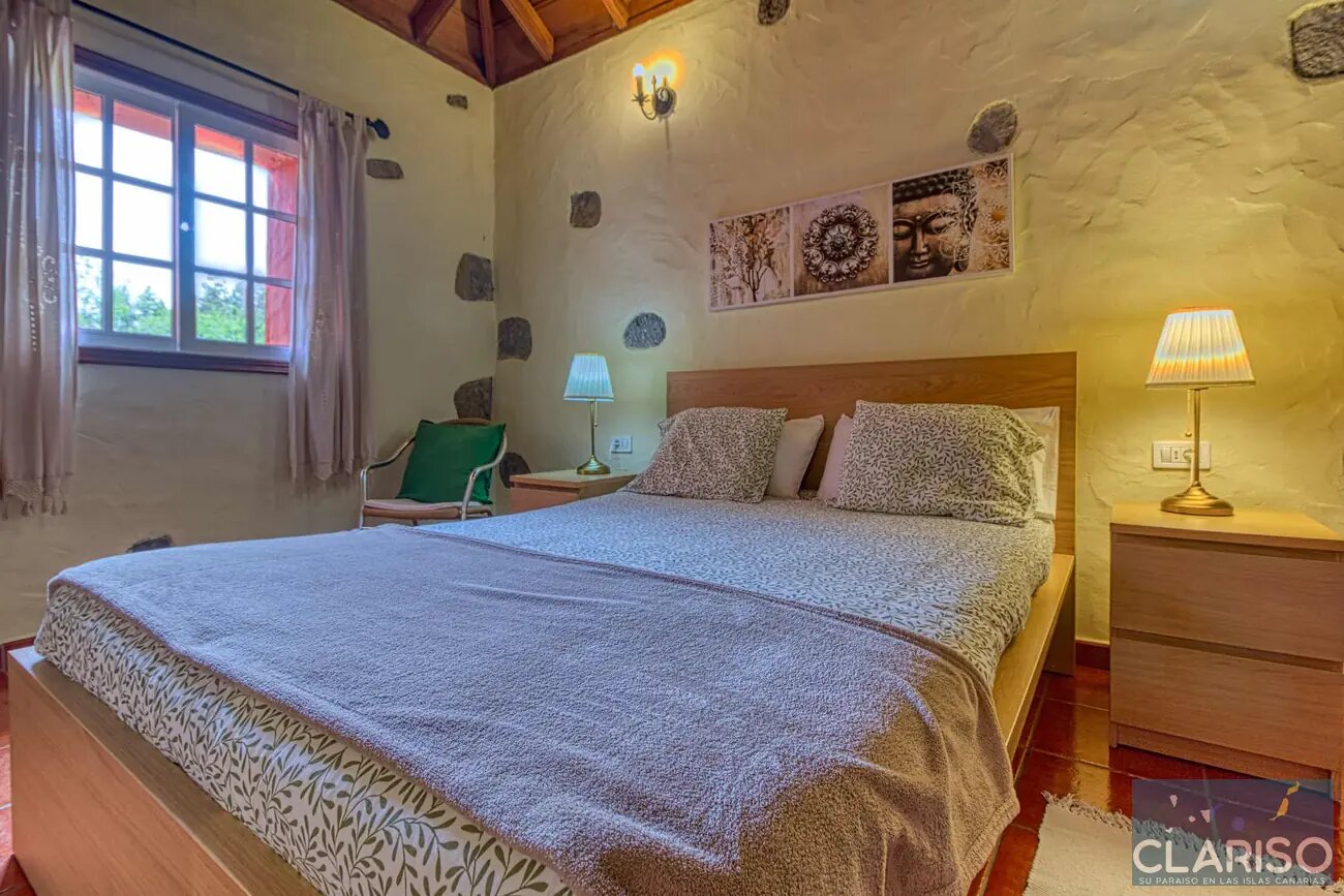 Casa Pedro: Ferienhaus mit Pool und Meerblick auf 793 m in der Natur von Tijarafe auf La Palma