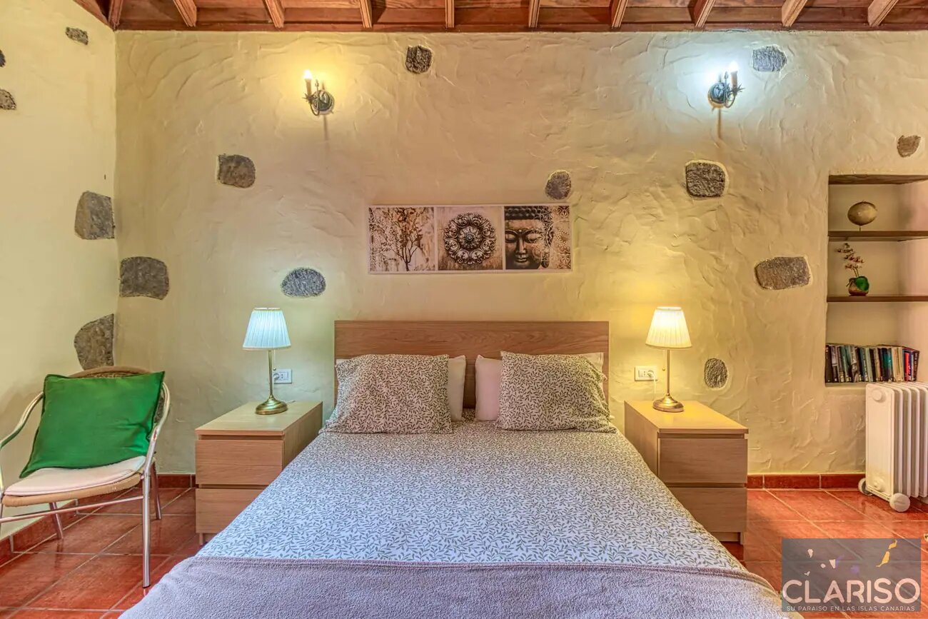 Casa Pedro: Ferienhaus mit Pool und Meerblick auf 793 m in der Natur von Tijarafe auf La Palma