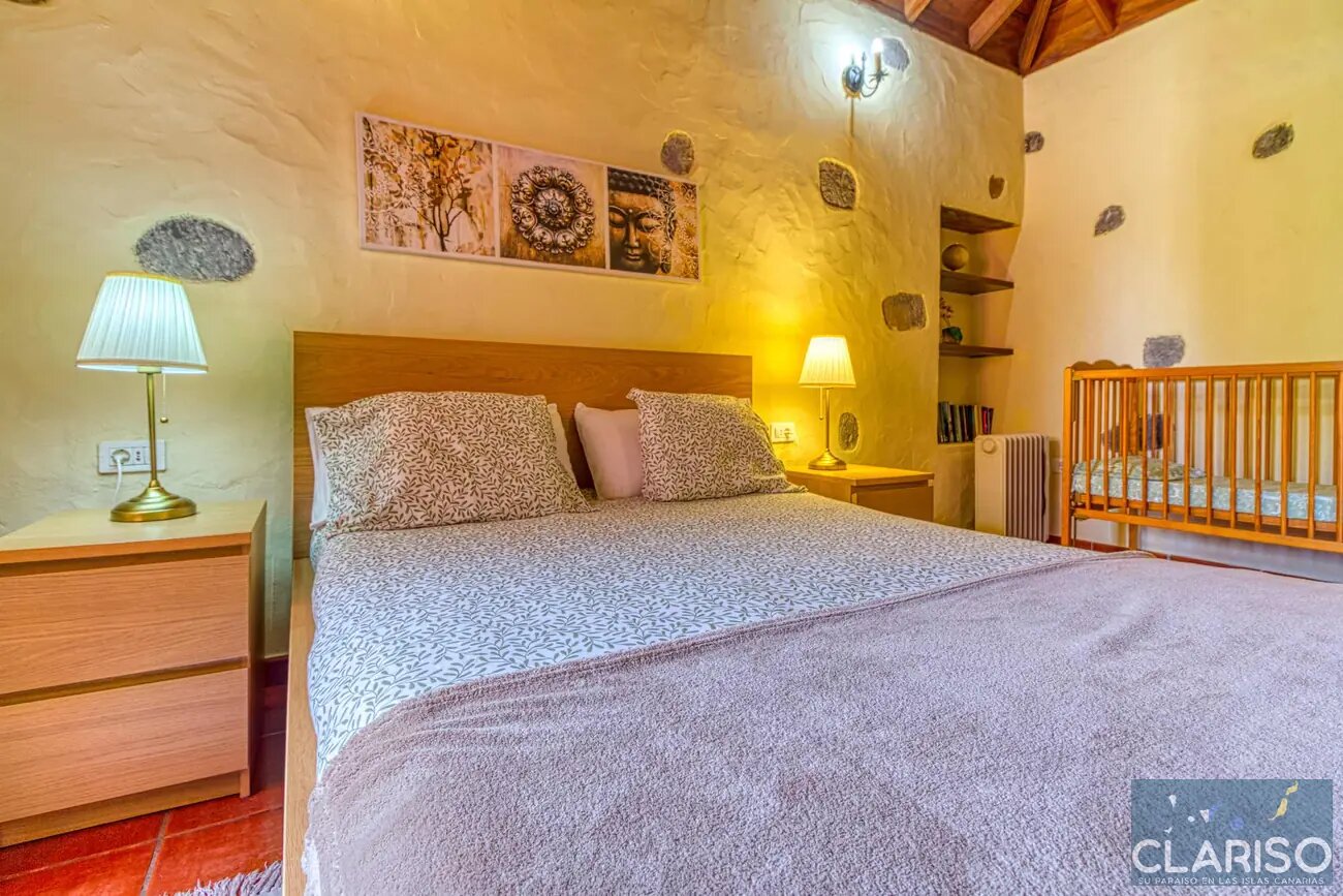 Casa Pedro: Ferienhaus mit Pool und Meerblick auf 793 m in der Natur von Tijarafe auf La Palma