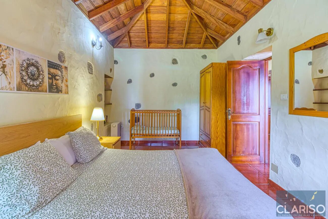 Casa Pedro: Ferienhaus mit Pool und Meerblick auf 793 m in der Natur von Tijarafe auf La Palma