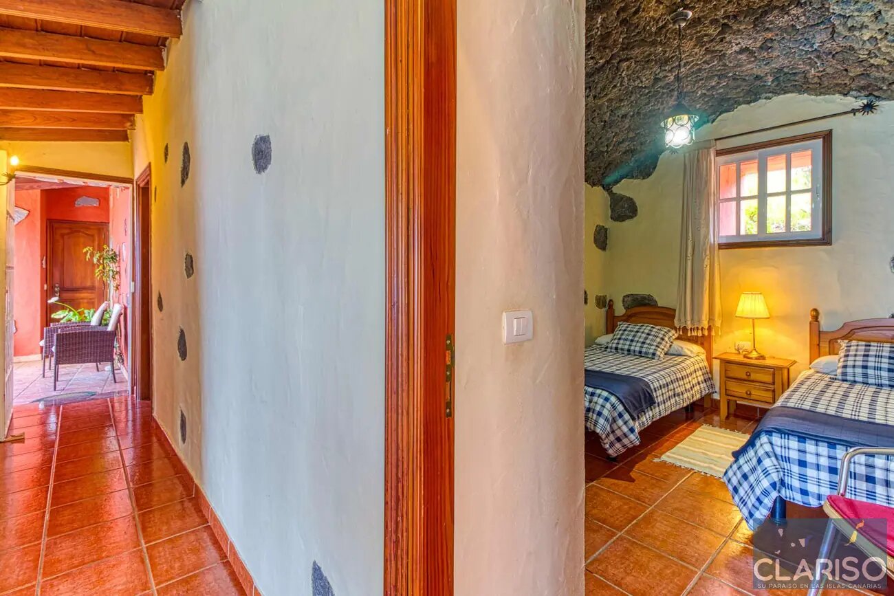 Casa Pedro: Ferienhaus mit Pool und Meerblick auf 793 m in der Natur von Tijarafe auf La Palma