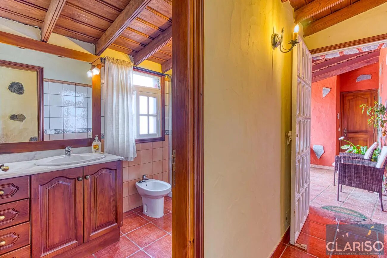 Casa Pedro: Ferienhaus mit Pool und Meerblick auf 793 m in der Natur von Tijarafe auf La Palma