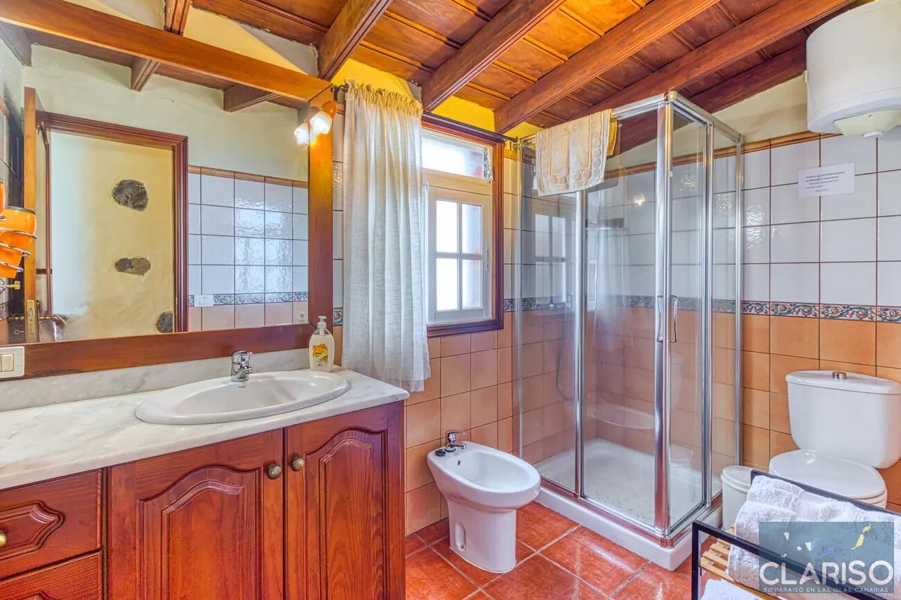 Casa Pedro: Ferienhaus mit Pool und Meerblick auf 793 m in der Natur von Tijarafe auf La Palma