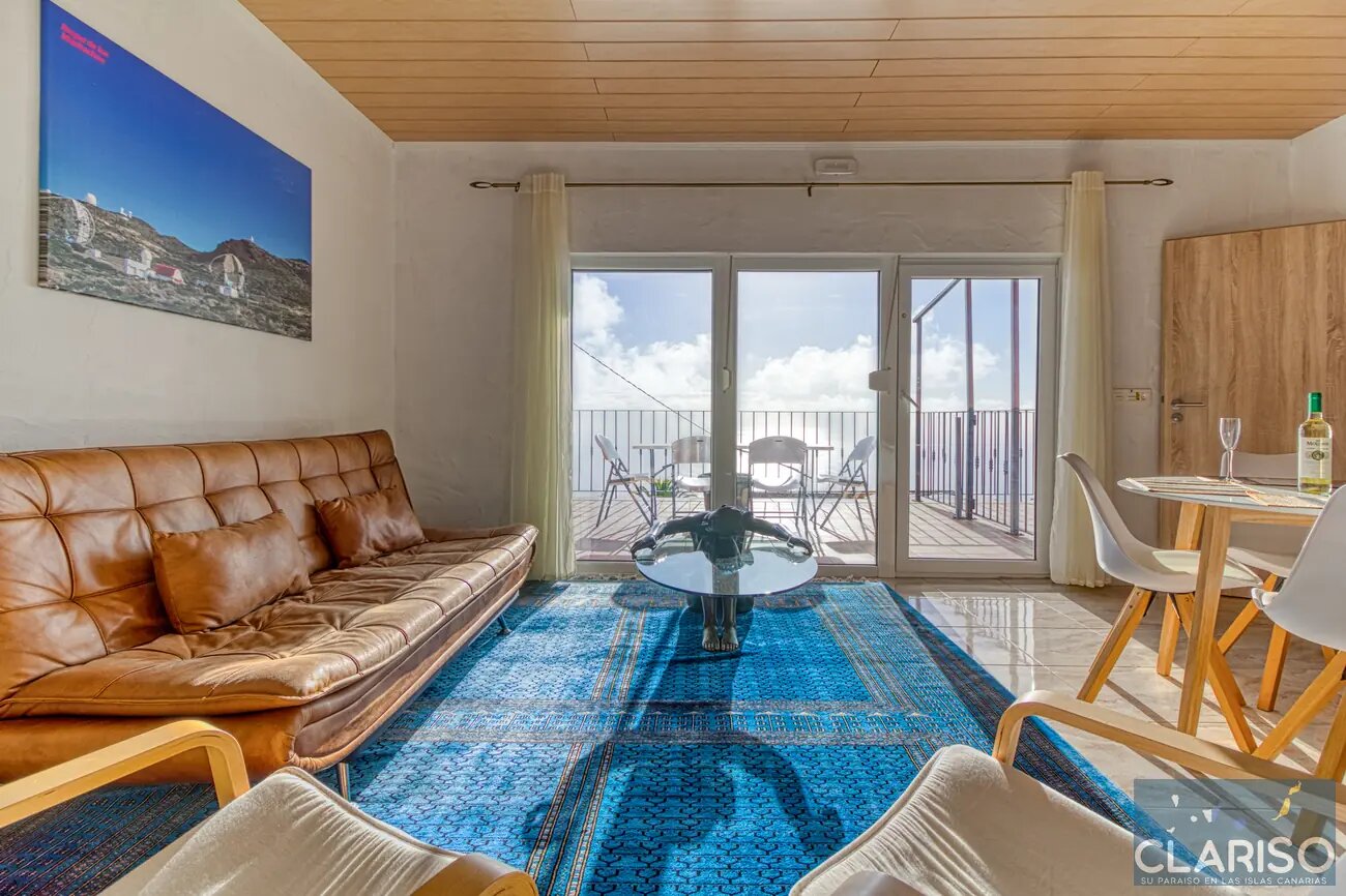 Hotel Rural Los Piratas Roque 6: Höchstgelegenes Apartment mit Meerblick und Frühstück in Tijarafe auf La Palma