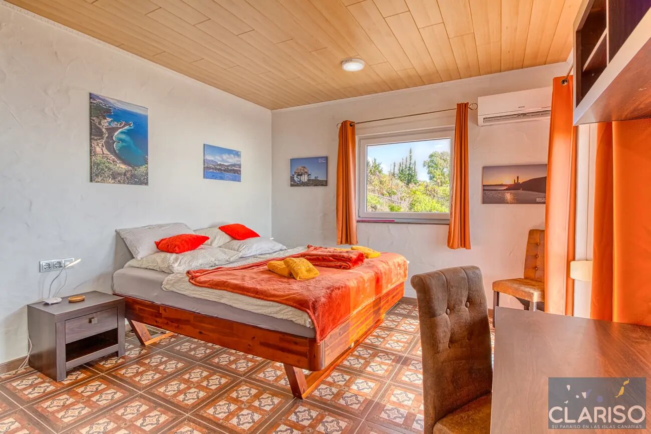 Hotel Rural Los Piratas Roque 6: Höchstgelegenes Apartment mit Meerblick und Frühstück in Tijarafe auf La Palma