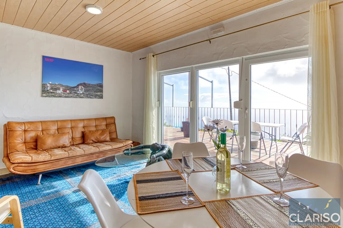 Hotel Rural Los Piratas Roque 6: Höchstgelegenes Apartment mit Meerblick und Frühstück in Tijarafe auf La Palma